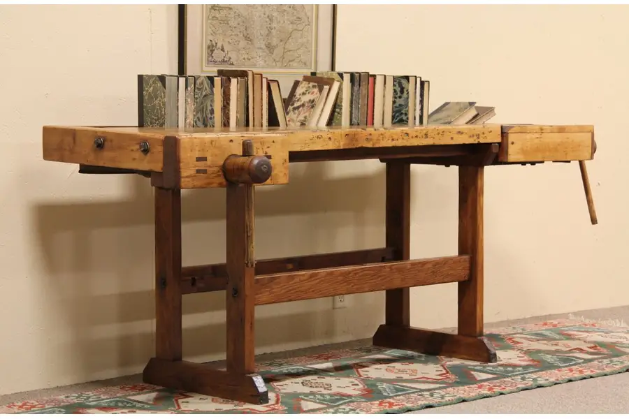 Photo of Country Carpenter's Workbench, Kitchen Island