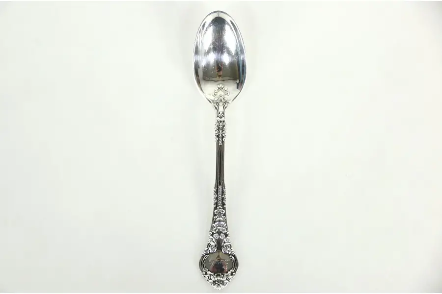 Photo of Sterling Silver Antique Tiny Demitasse Spoon, Signed W