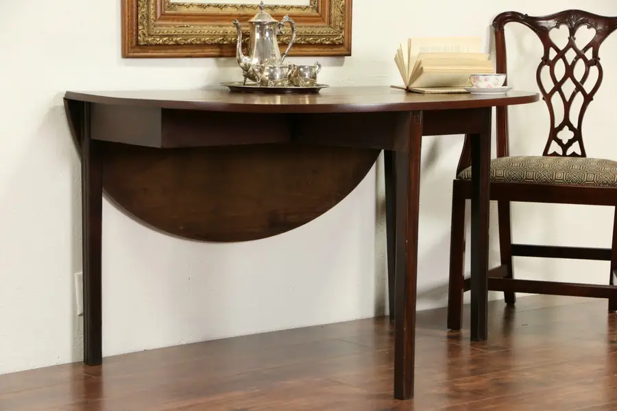 Photo of Georgian Period 1780's Antique Mahogany Gateleg Dining, Sofa or Hall Table