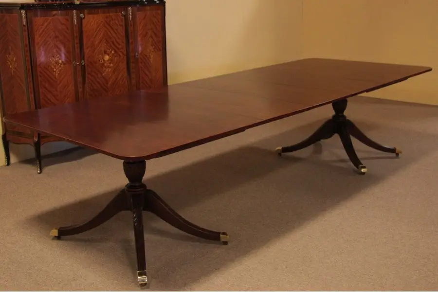 Photo of Baker Banded Mahogany Dining Table