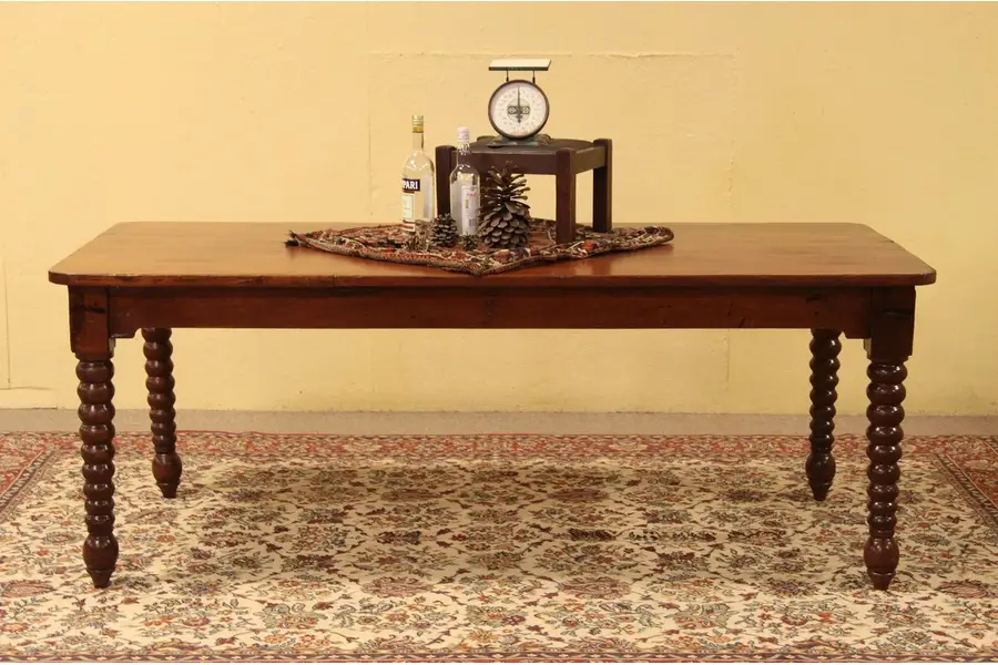 Photo of Country Pine & Cherry Farmhouse Dining Table