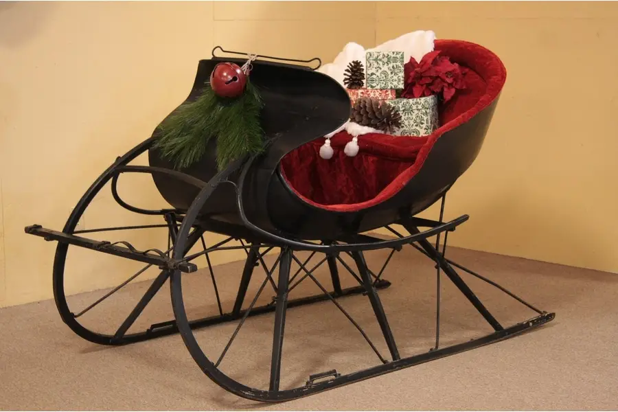 Photo of Victorian Antique Cutter or Horse Drawn Sleigh