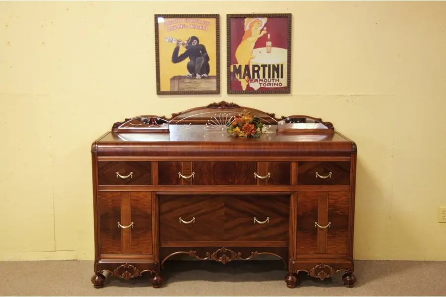 Photo of Art Deco Waterfall Sideboard or Credenza
