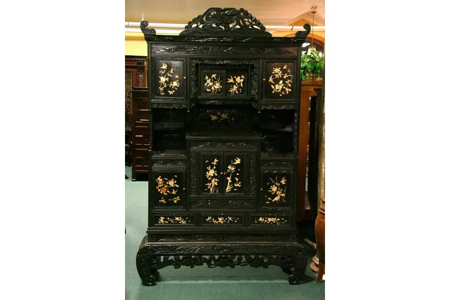 Photo of Japanese Shodana Meiji Display Cabinet
