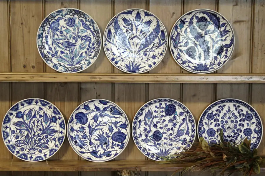 Photo of Set of 7 Hand Painted Turkish Plates