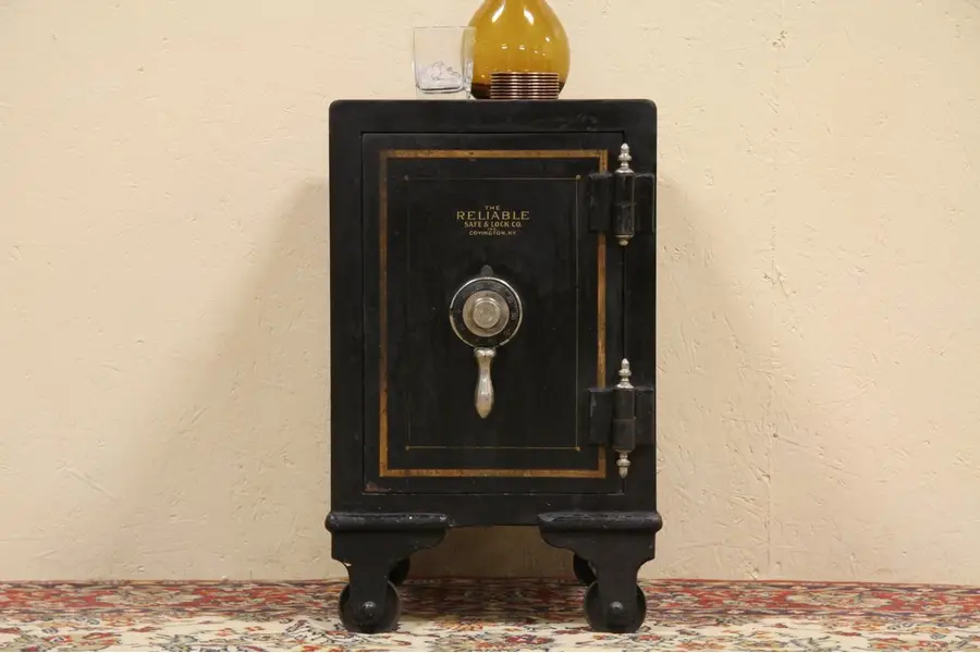 Photo of Reliable Kentucky Antique 1895 Iron Safe