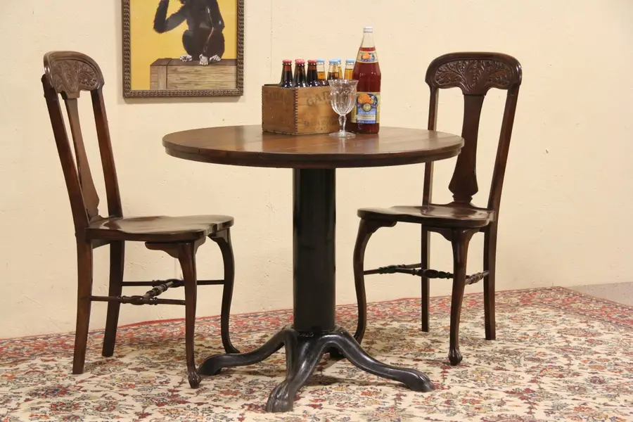 Photo of Milwaukee Lange Pub or Tavern Oak & Iron Game Table