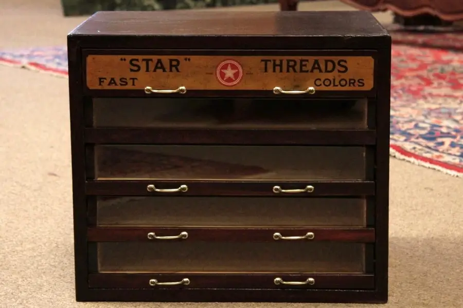 Photo of Star Spool Cabinet, circa 1900