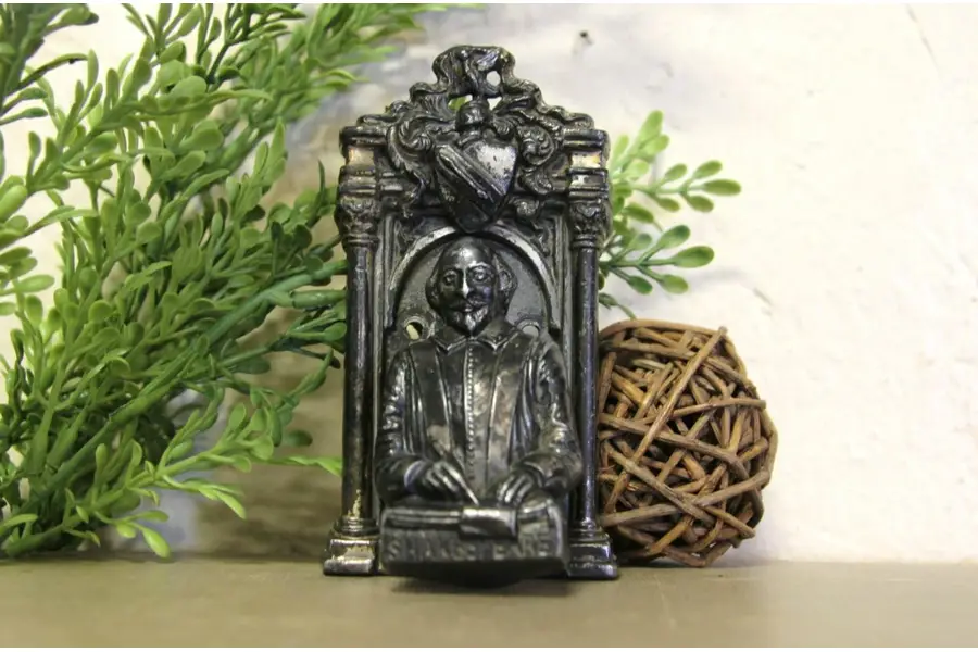 Photo of Vintage Shakespeare's Funerary Monument Door Knocker