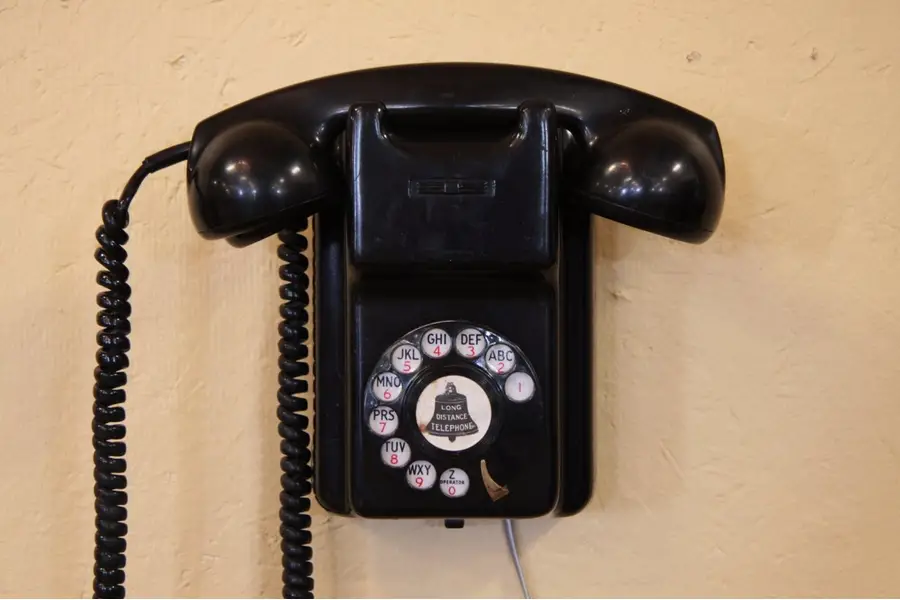 Photo of Kellogg Redbar Vintage 1940's Wall Phone