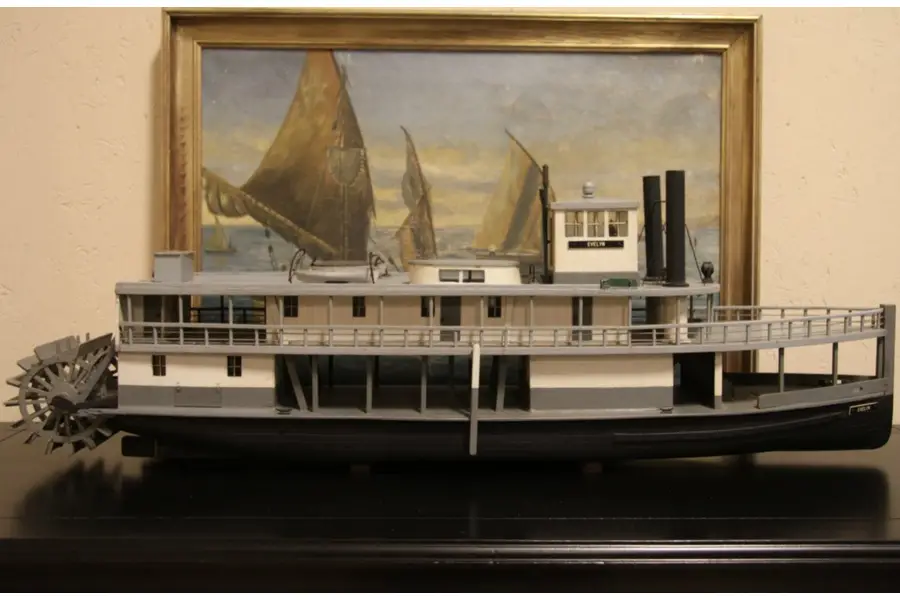 Photo of Evelyn Model Lake Winnebago Steamer Paddlewheel Steamship