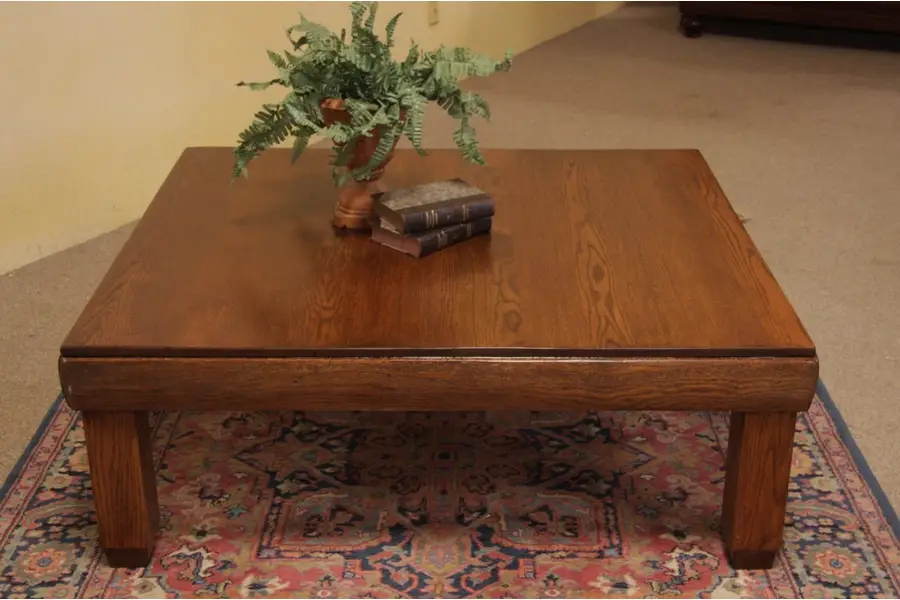 Photo of Mission Oak Arts & Crafts Coffee Table