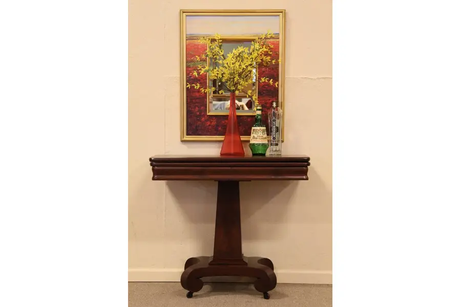 Photo of Empire Mahogany 1840's Fliptop Game Table