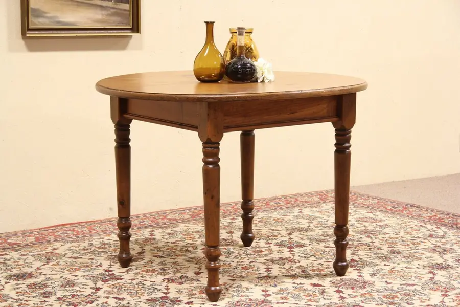 Photo of Round Pine Vintage Pub or Tavern Game Table