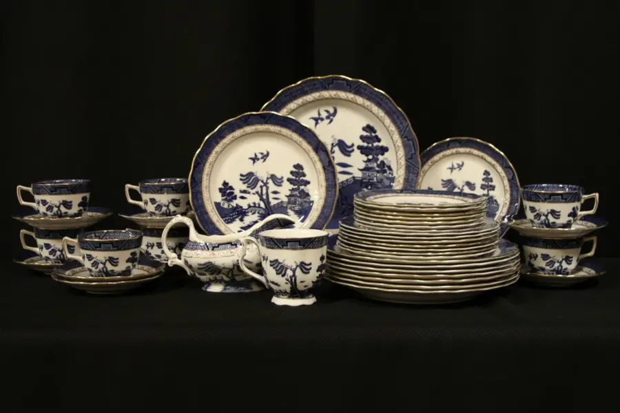 Photo of Royal Doulton Booth Blue Real Old Willow China