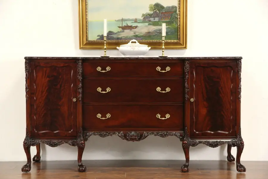 Photo of Romweber Vintage Georgian Sideboard, Server or Buffet