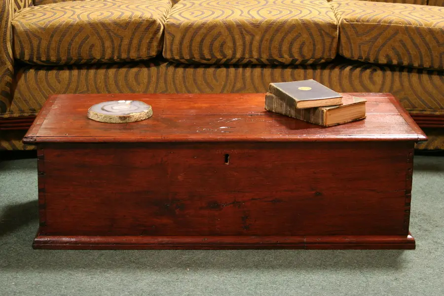 Photo of Country 1800's Trunk or Chest, Great Coffee Table