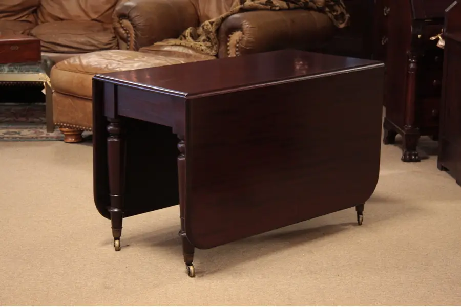 Photo of Mahogany Victorian Dropleaf Dining or Sofa Table
