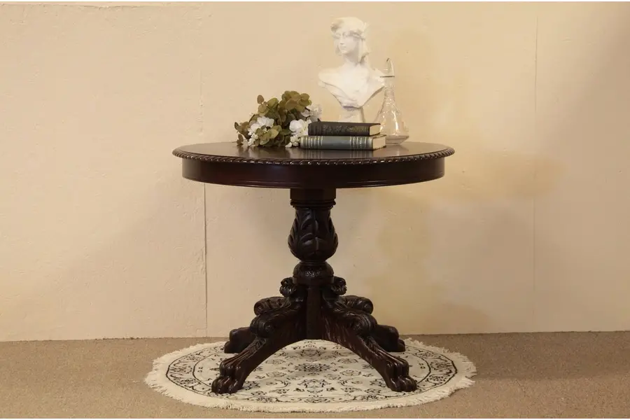 Photo of Acanthus Carved Empire Center Table