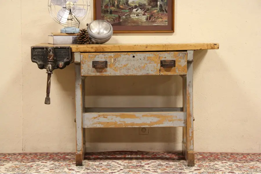 Photo of Maple Workbench, Wine Table or Kitchen Island Pat. 1898