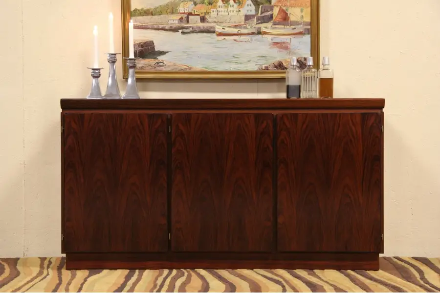 Photo of Midcentury Danish Modern Rosewood Sideboard or Server, 1960 Vintage