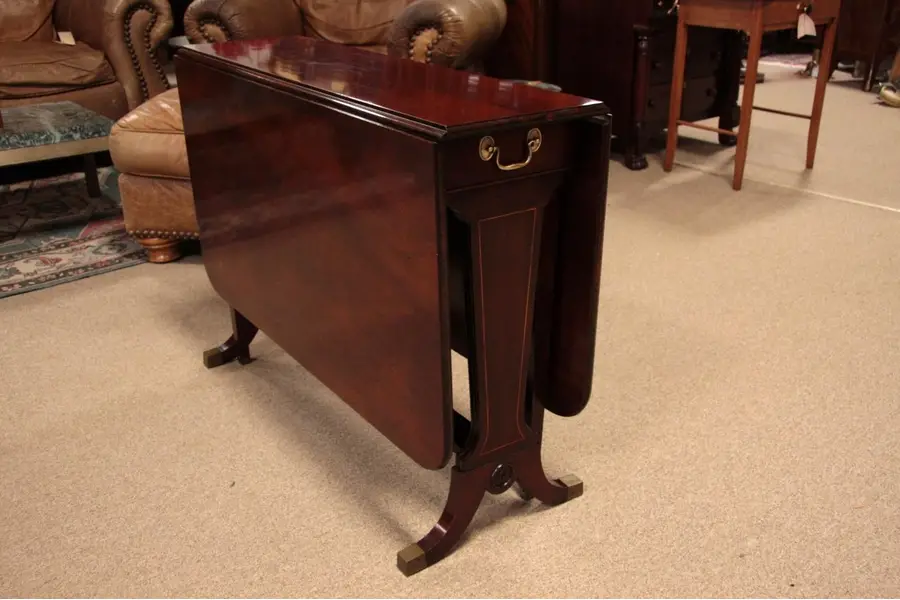 Photo of Dropleaf Mahogany Dining, Breakfast or Sofa Table