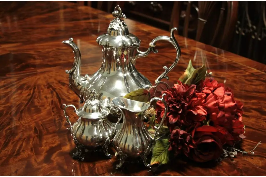 Photo of Reed & Barton Winthrop Coffee Set Tea Service