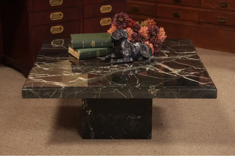 Photo of Rosso Levanto Marble Coffee Table