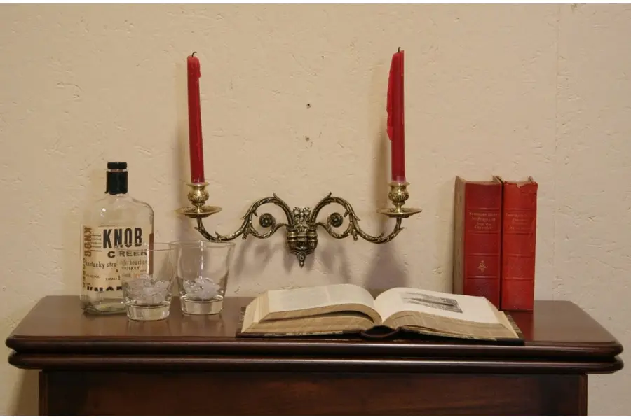 Photo of French Bronze 2 Candle Wall Sconce