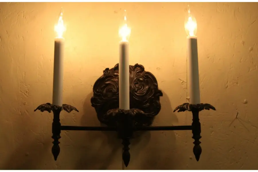 Photo of Triple Vintage Wall Sconce Light