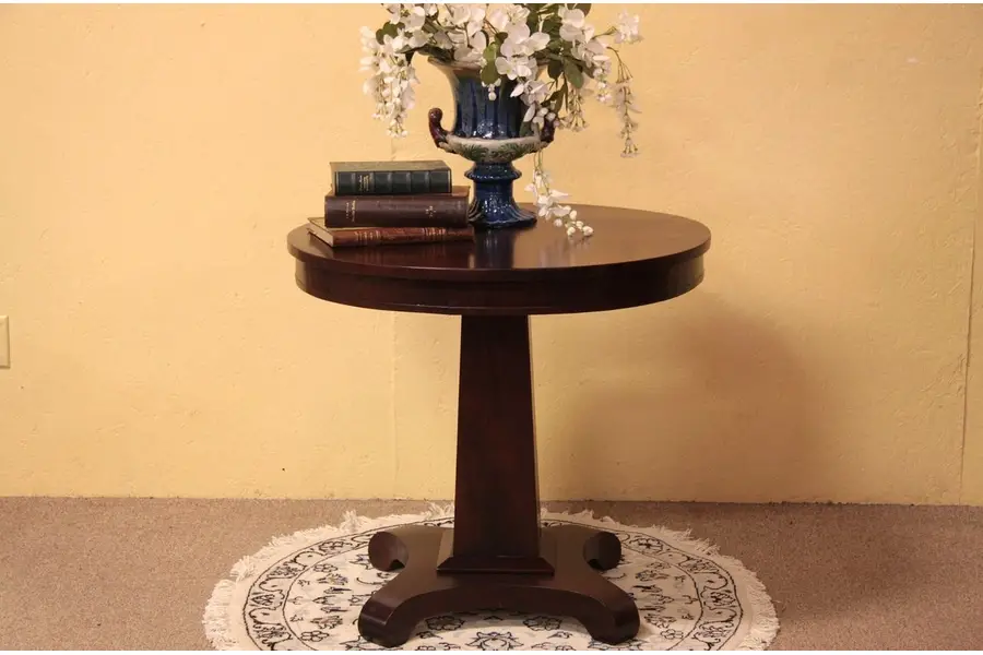 Photo of Empire Mahogany 1840 Lamp Table