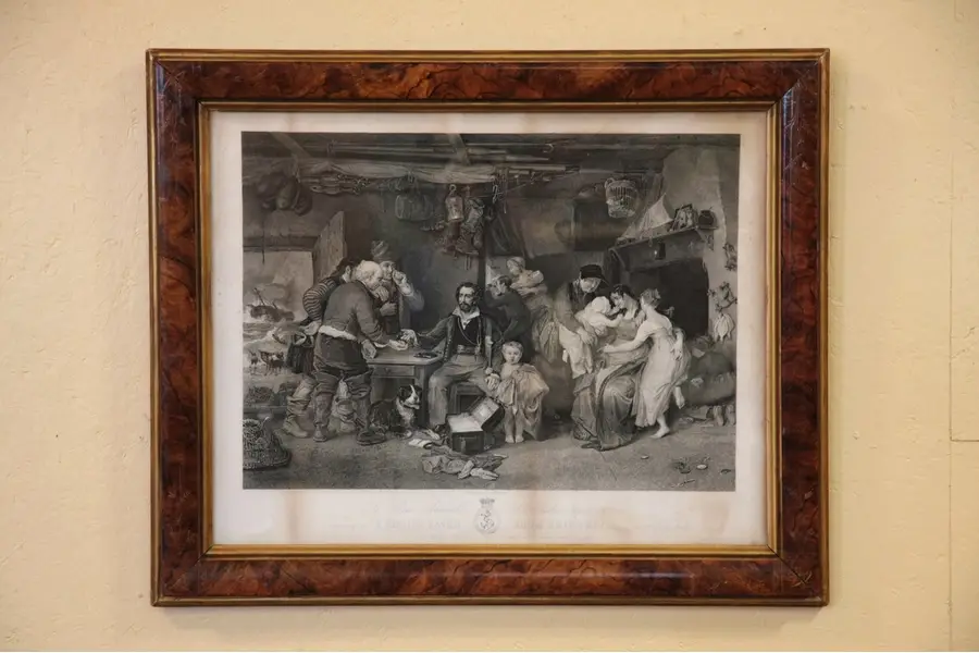 Photo of Family Saved From Shipwreck, 1828 Engraving