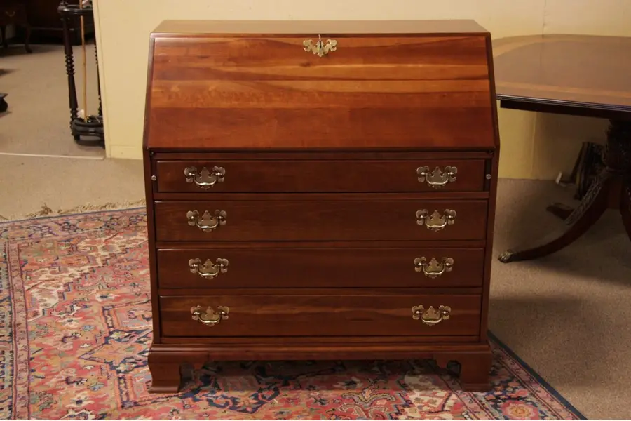 Photo of Cherry Dropfront Georgian Willett Secretary Desk
