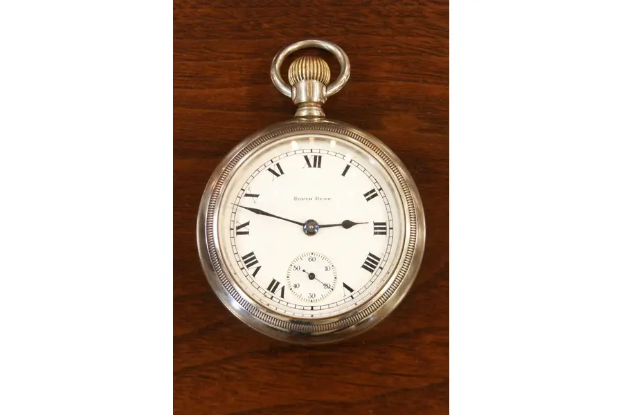 Photo of South Bend 17 Jewel 1918 Railroad Pocket Watch