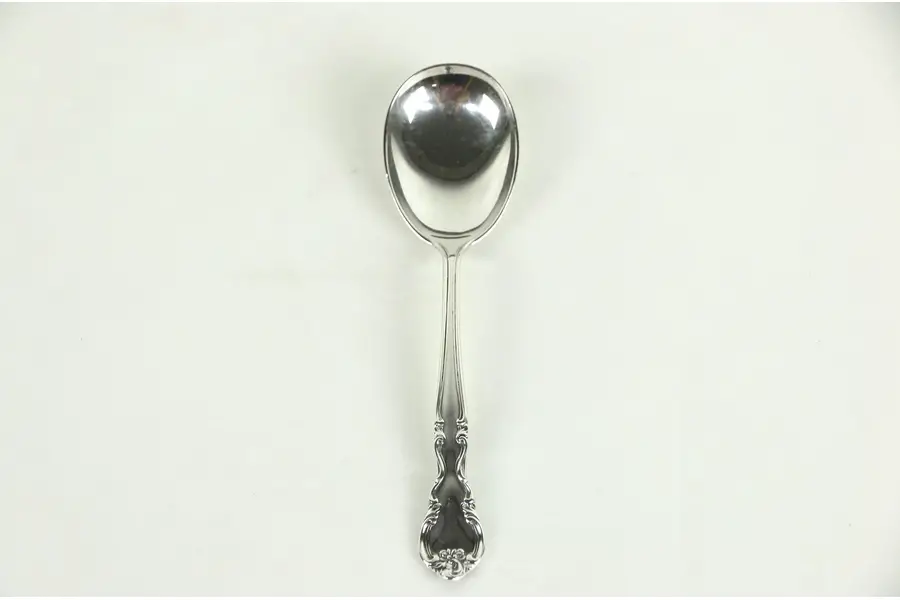 Photo of Easterling American Classic Sterling Silver Sugar Shell, Sauce or Jam Spoon