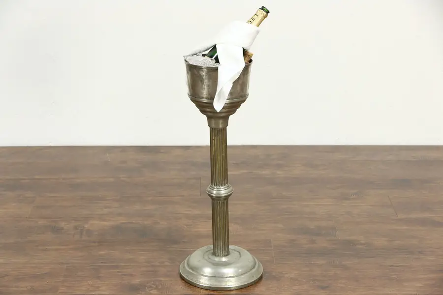 Photo of Art Deco 1930's Vintage Champagne Cooler Wine Stand, Beverly Hills Hotel