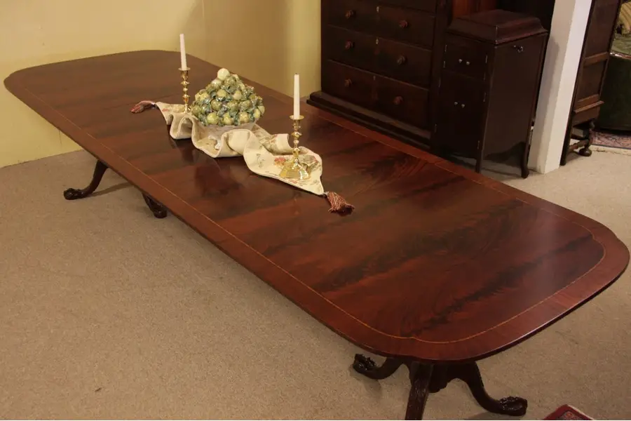 Photo of Georgian Banded Mahogany 11' Dining Table