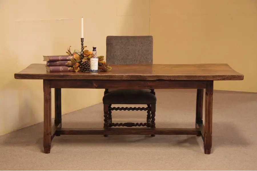 Photo of Rustic Country Farmhouse 7' Dining Table