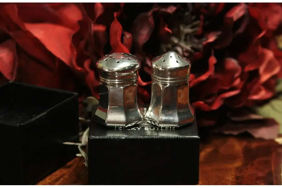Photo of Cartier Sterling Silver Salt & Pepper Shakers