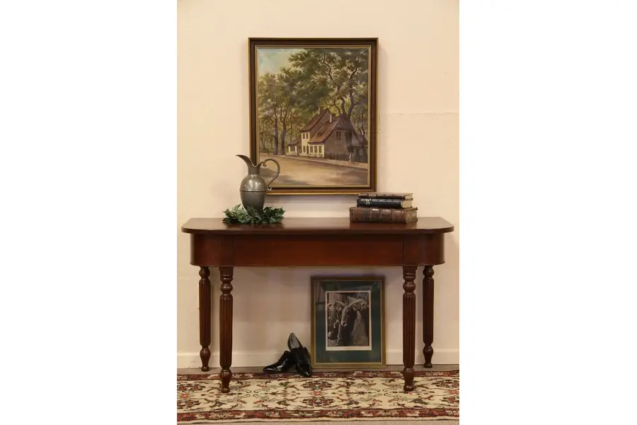 Photo of Sheraton Antique 1825 Hall Console Table