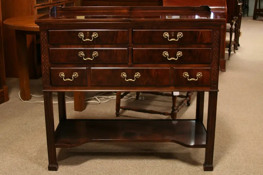 Photo of Henredon Chippendale Mahogany Bar or Server