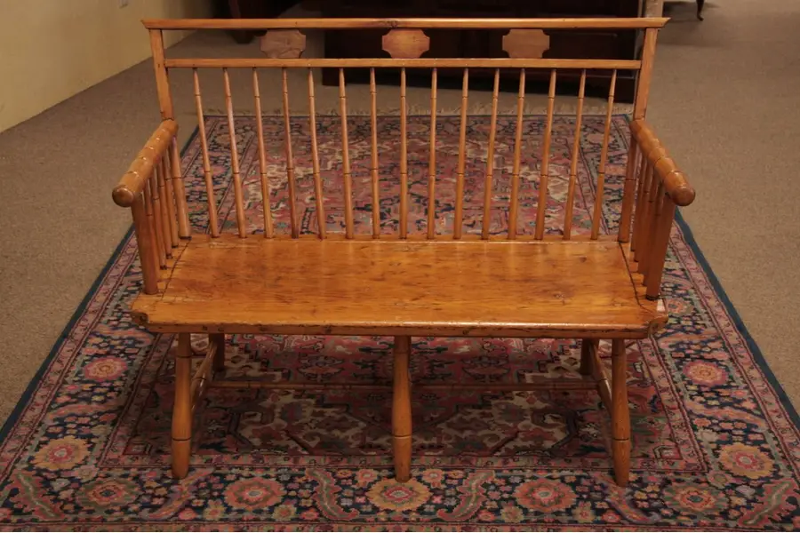 Photo of New England 1830 Country Settle or Deacon's Bench