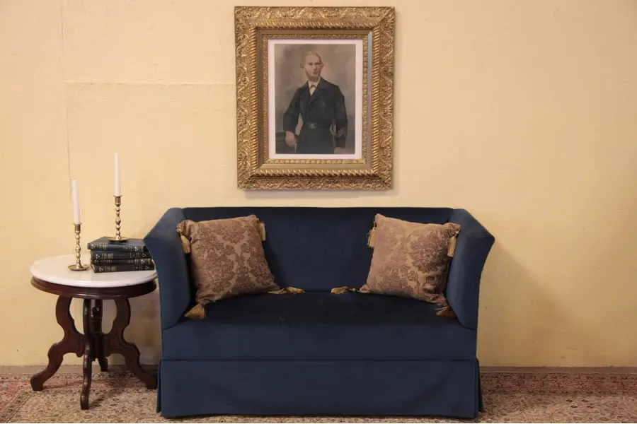Photo of Traditional Vintage Settee or Loveseat