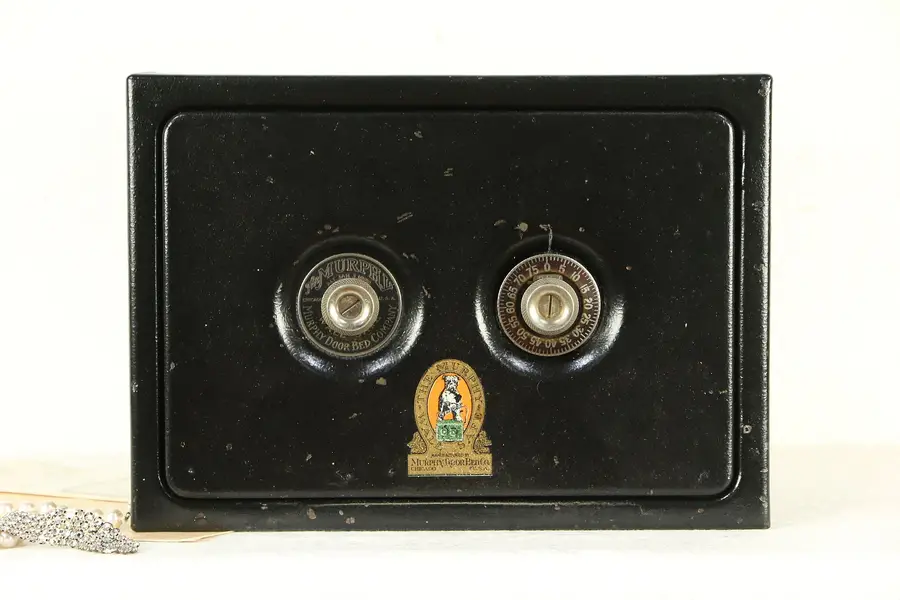 Photo of Murphy Bed Co. Antique Wall or Floor Safe, Combination Lock, Pat. 1922