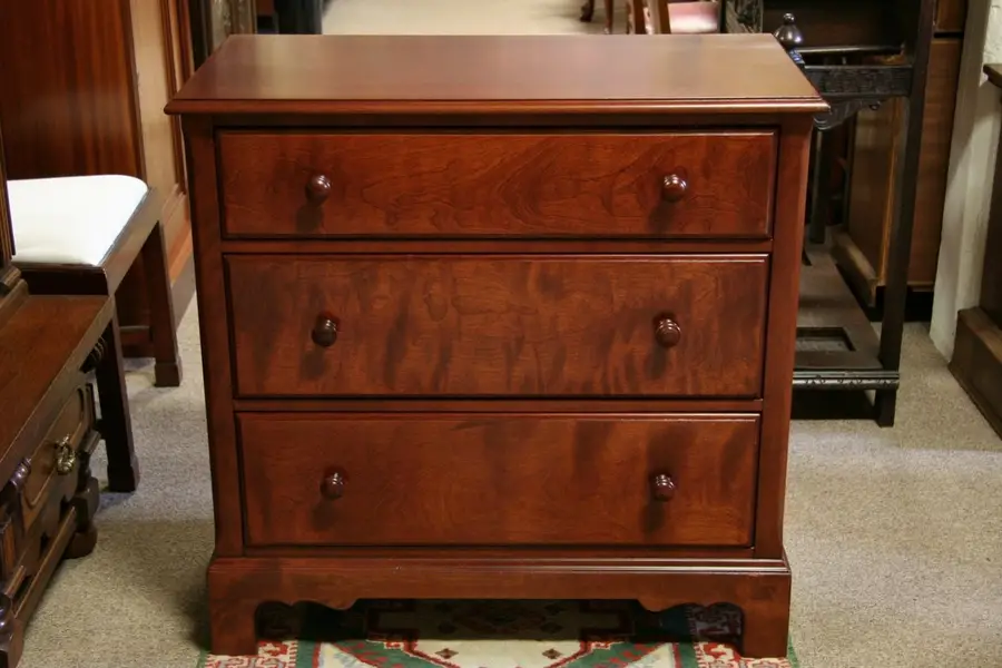 Photo of Stickley Signed Three Drawer Chest or Dresser