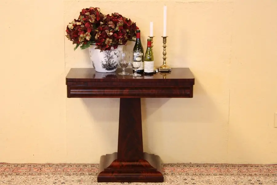 Photo of Empire Mahogany 1840's Fliptop Game Table