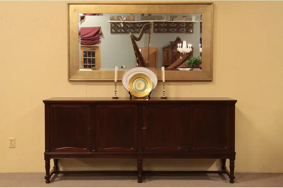 Photo of Mahogany 6' 7" Credenza Sideboard