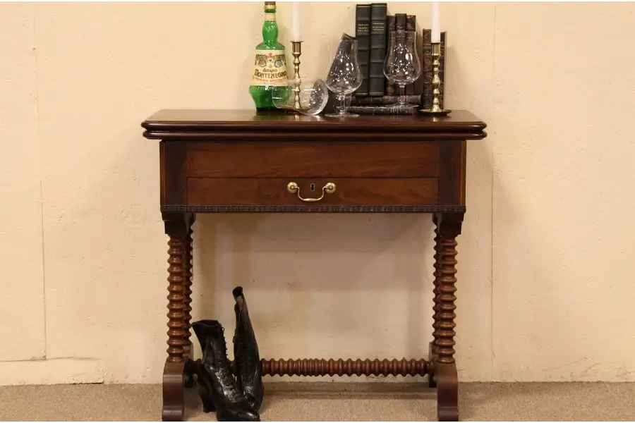 Photo of Victorian Swivel Top Game Table