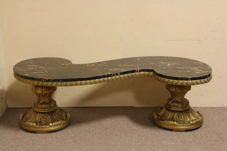 Photo of Hollywood Regency S Curve Table