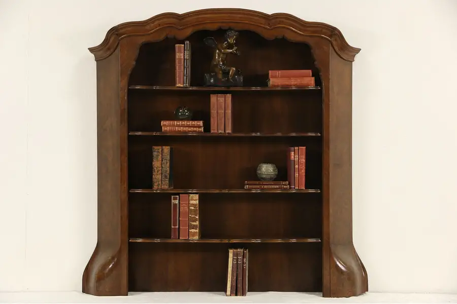 Photo of Bookshelf or Display Cabinet, Vintage Counter Top or Mantel Fragment